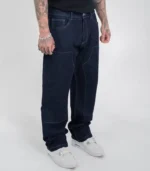 CARPENTERPANT RAW DENIM BLUE – Bild 2
