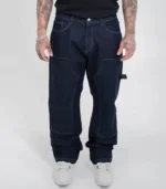 CARPENTERPANT RAW DENIM BLUE – Bild 4
