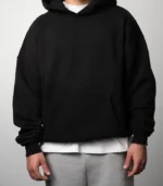 HOODIE WASHED BLACK – Bild 5