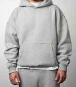 HOODIE MELANGE GREY – Bild 3