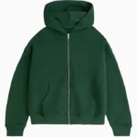 ZIPPER WASHED JUNIPER GREEN